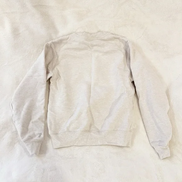 TNA Extra Fleece Perfect Crew Neck Women's Sweatshirt Cream Birch Size XS NWOT - Picture 3 of 3